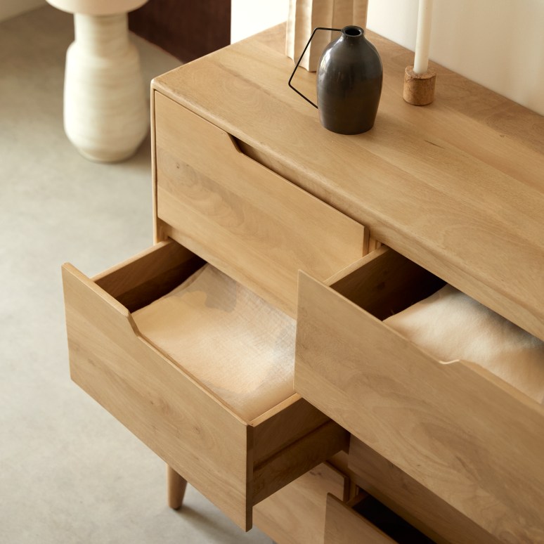 Gabrielle - Commode en manguier massif clair