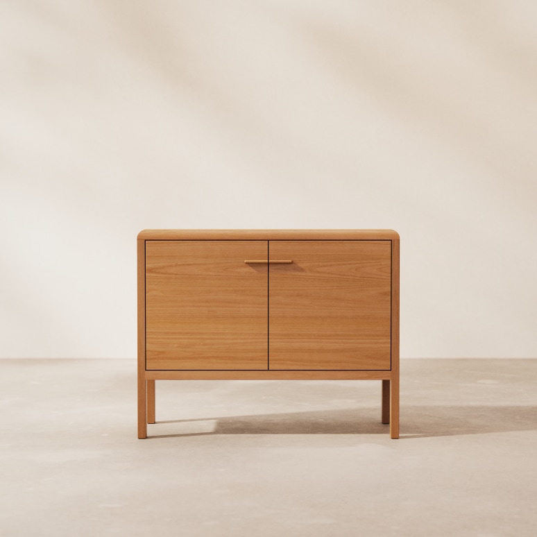 Livia - Aparador de caoba maciza 100 cm