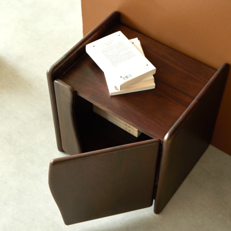 Noé - Bedside Table in solid mango wood