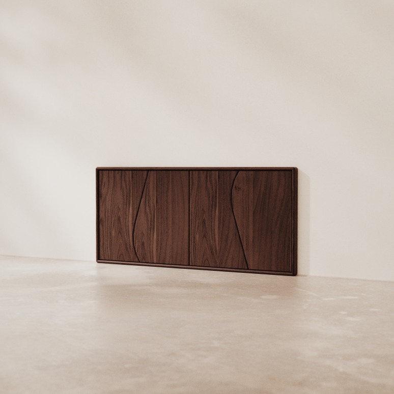 Noé - Kopfteil aus massivem Mangoholz 160 cm