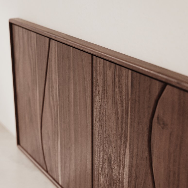 Noé - Kopfteil aus massivem Mangoholz 160 cm