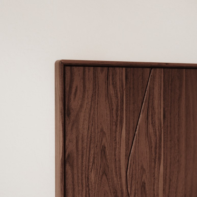 Noé - Kopfteil aus massivem Mangoholz 160 cm
