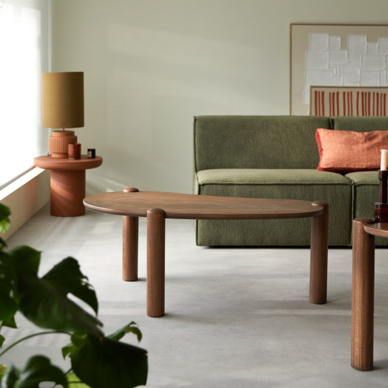 Nora - Coffee Table in solid oak, low version