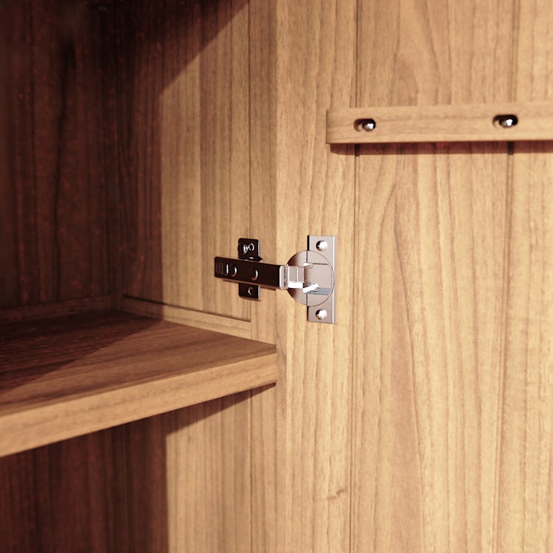 Jacob - Solid teak wall unit