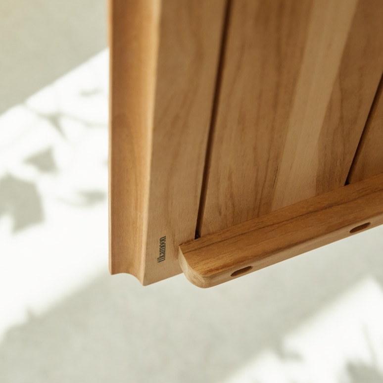 Jacob - Pensile per il bagno in legno di teak massello
