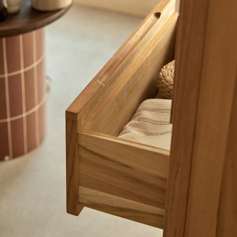 Jane - Cupboard in solid teak