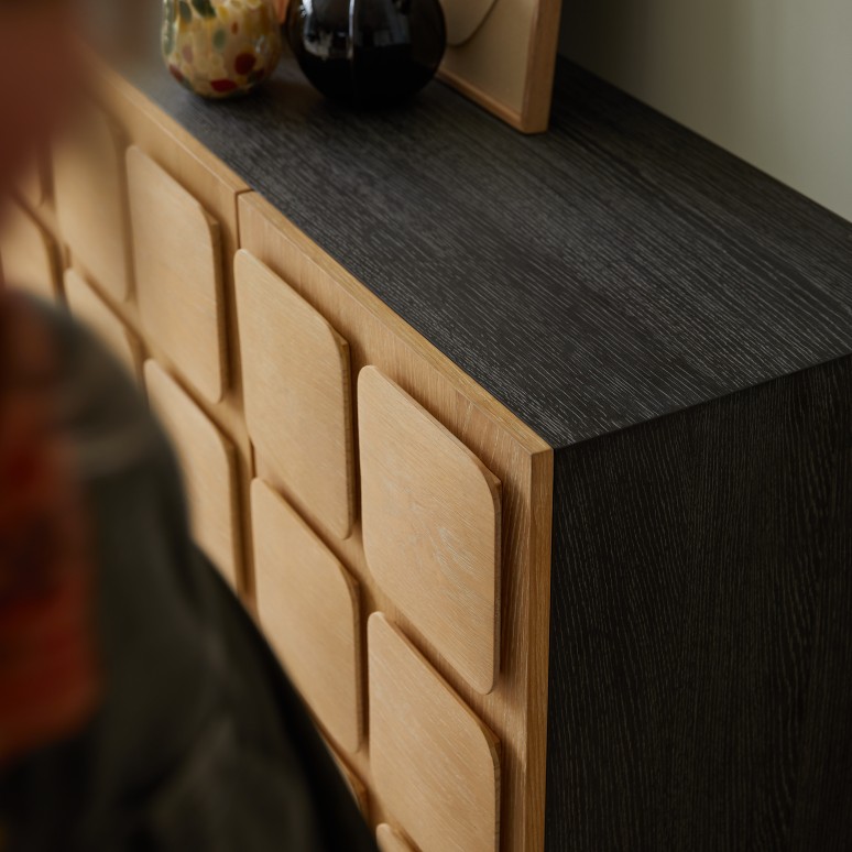 César - Oak sideboard, 200 cm