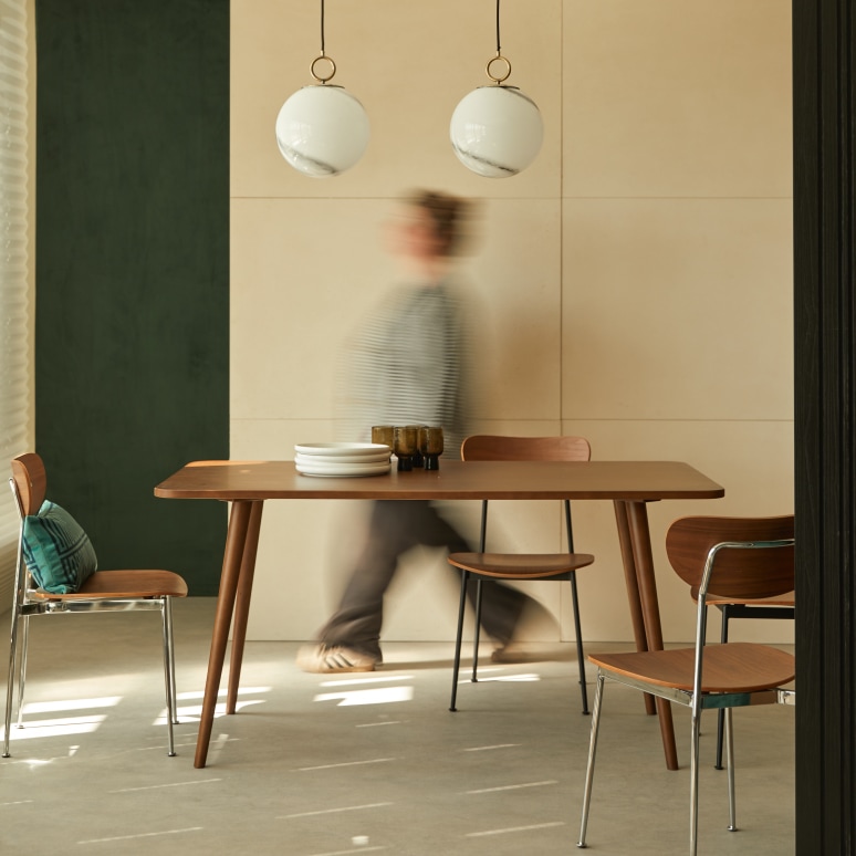 Lazare - Tafel van massief grenen voor 4 personen