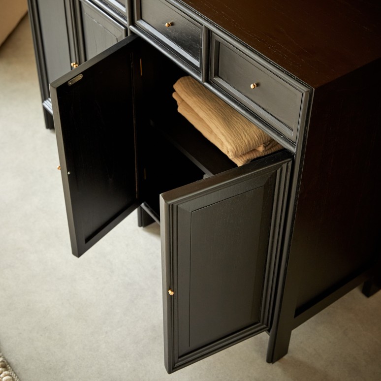 Anna - Buffet in legno di mindi 120 cm