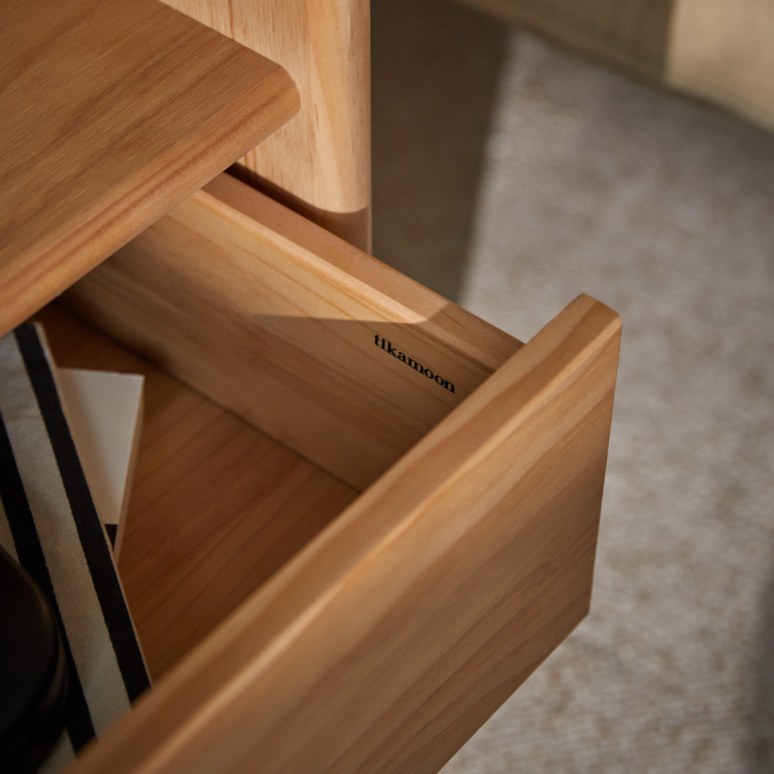 Alfie - Solid pine bedside table