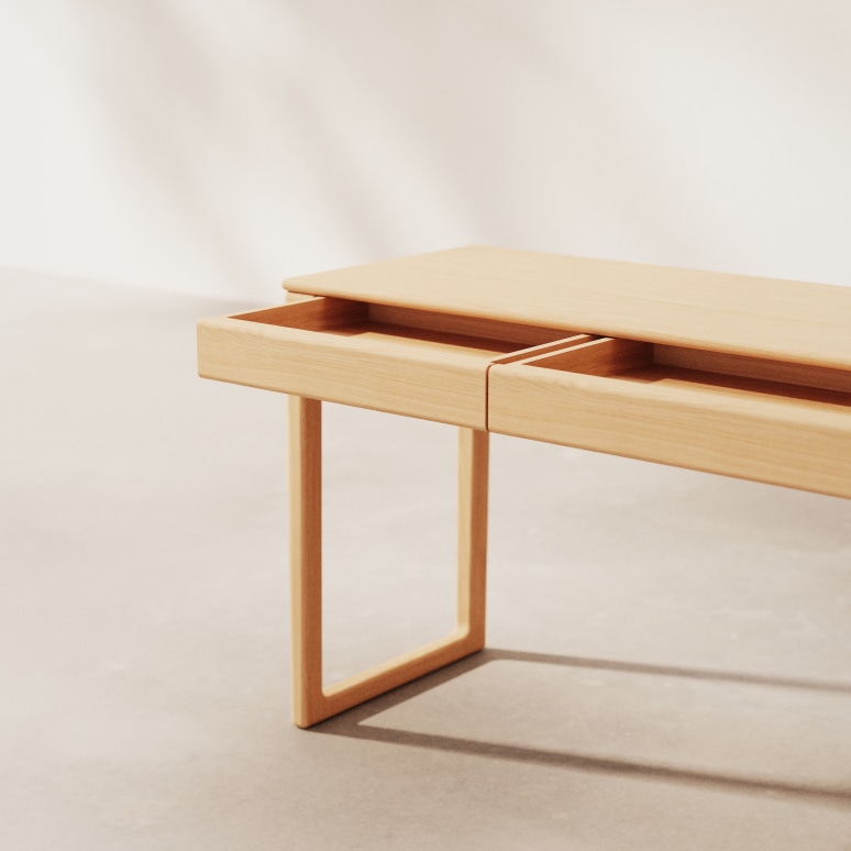 Arto - Massief eikenhouten bureau