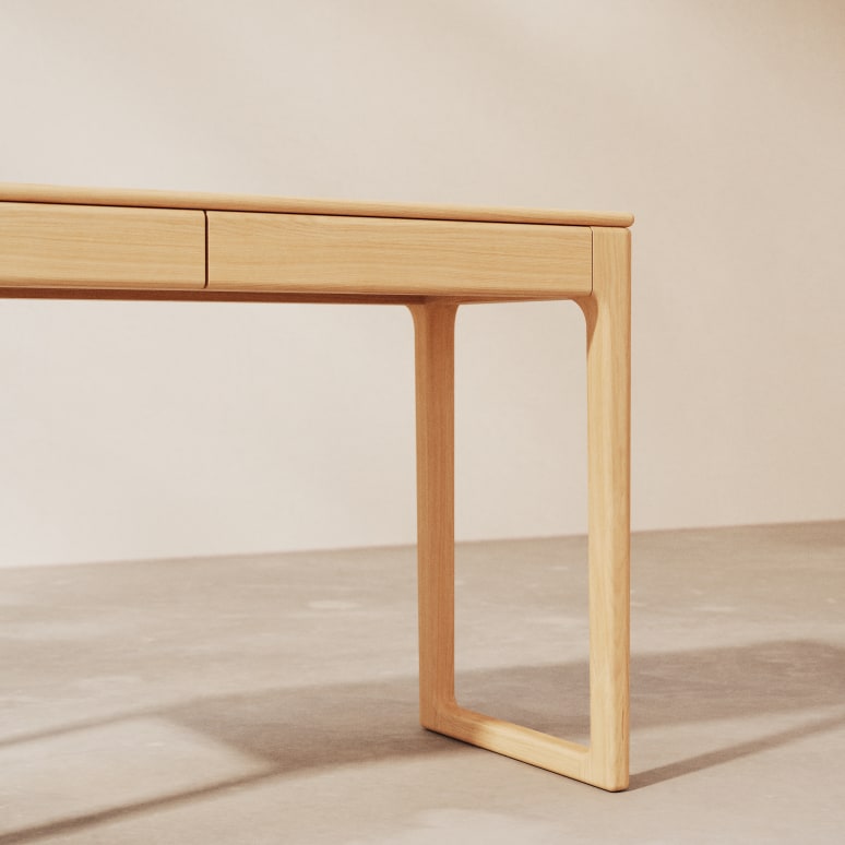 Arto - Massief eikenhouten bureau