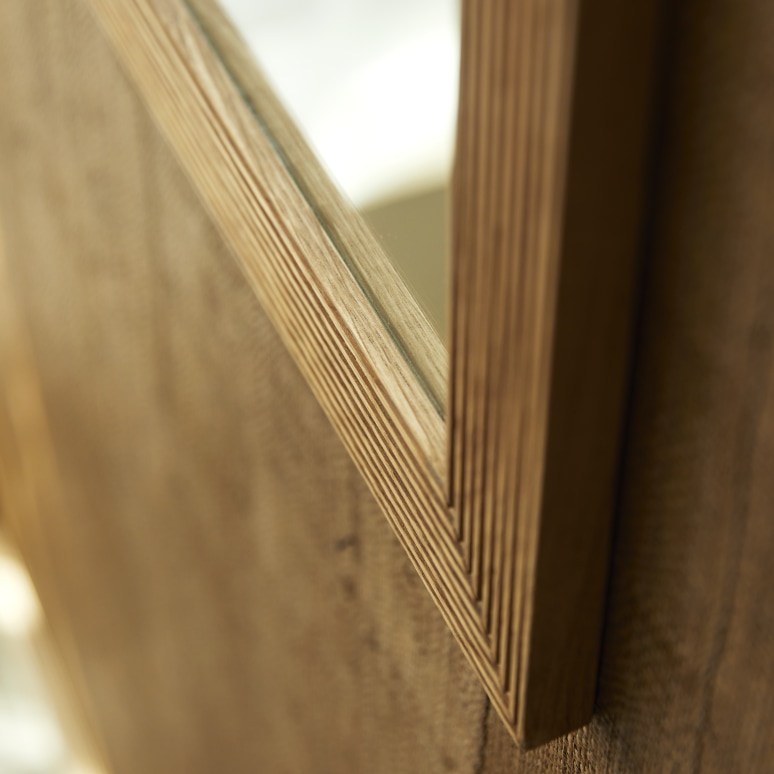 Karl - Mirror in solid oak, 70 x 50 cm