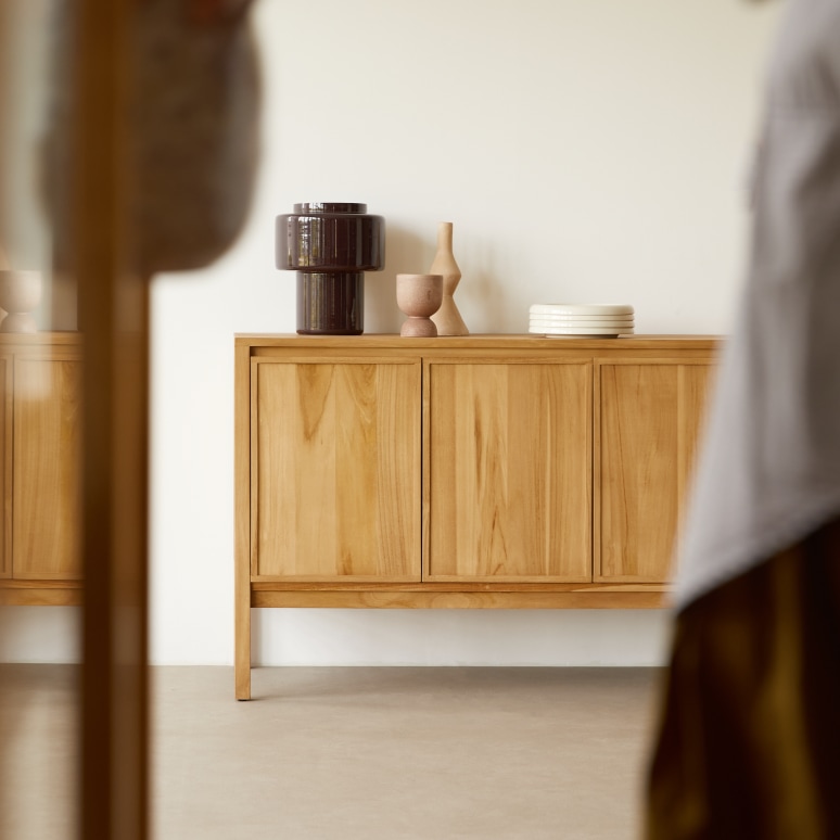 Jane - Sideboard aus massivem Teak 160 cm