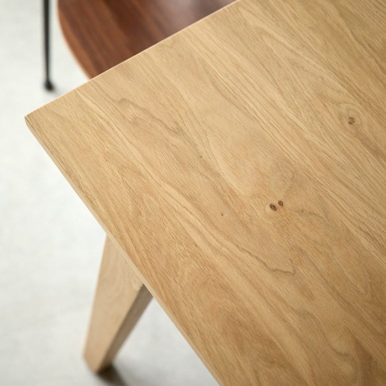 Esmée - Mesa extensible de roble macizo 4-6 personas