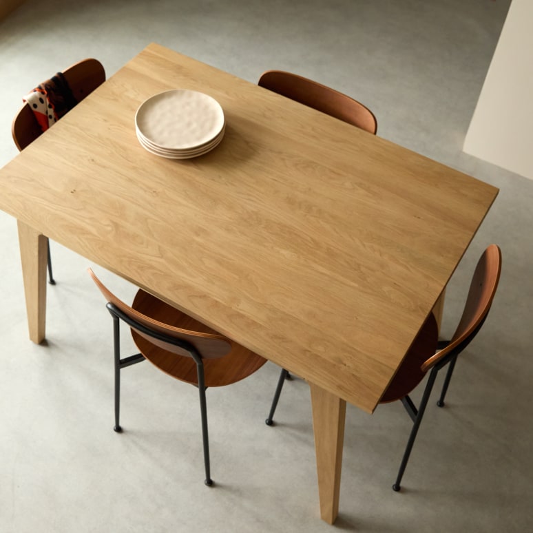 Esmée - Tavolo allungabile in rovere massello 4-6 pers.