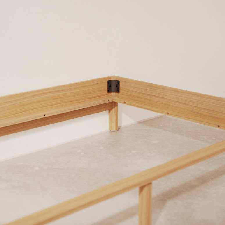 Adrien - Estructura de cama de roble macizo 160 x 200 cm