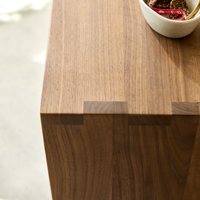 Ellie - Solid walnut bedside table
