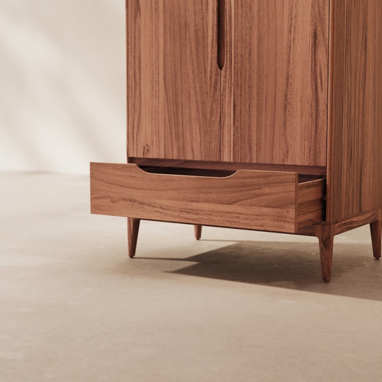 Gabrielle - Solid mango wood wardrobe
