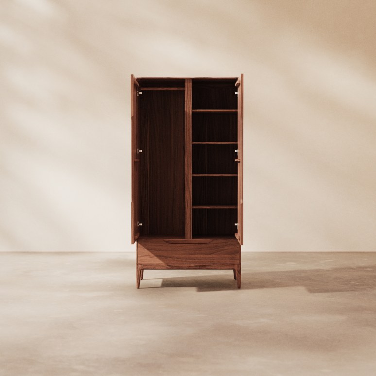 Gabrielle - Solid mango wood wardrobe