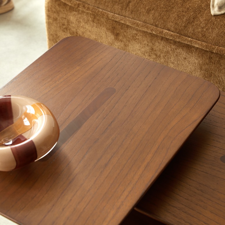 Louison - Table basse en mindi, 3 hauteurs