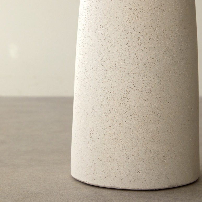 Miguel - White cement side table