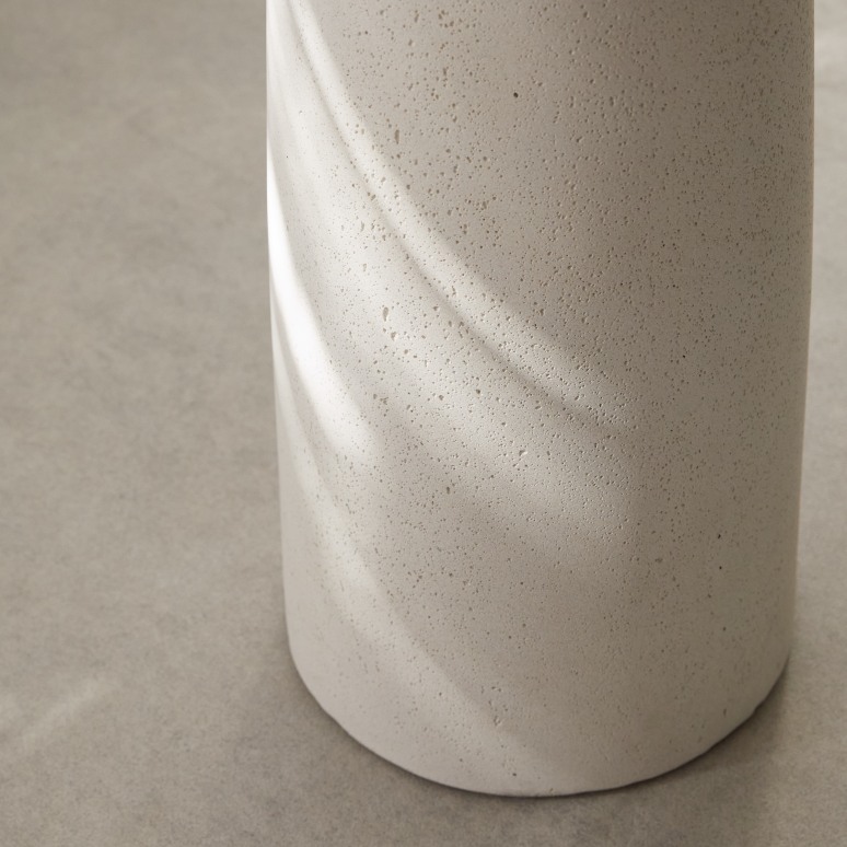 Miguel - White cement side table