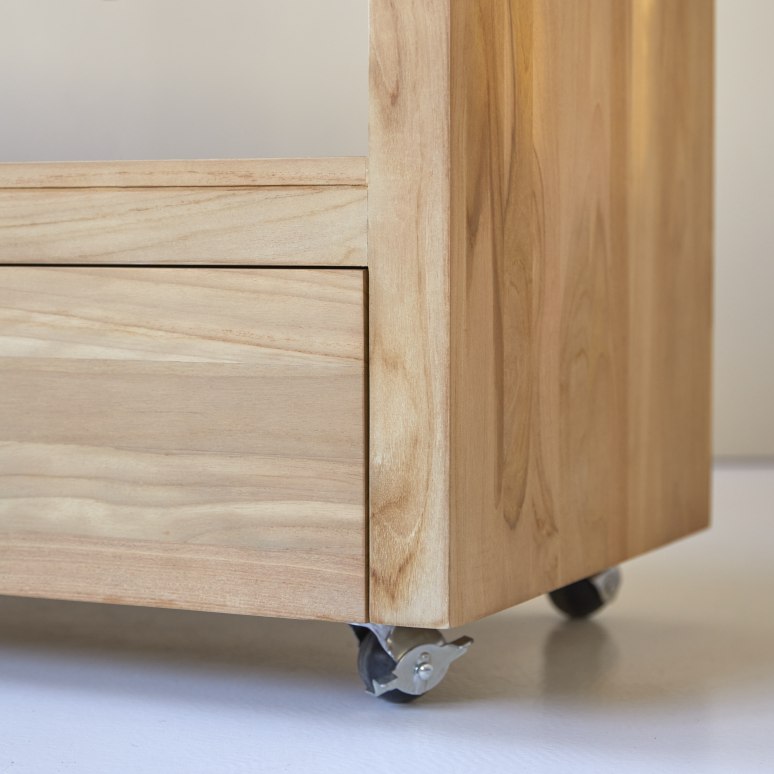 Anoa - Meuble TV en teck massif 140 cm