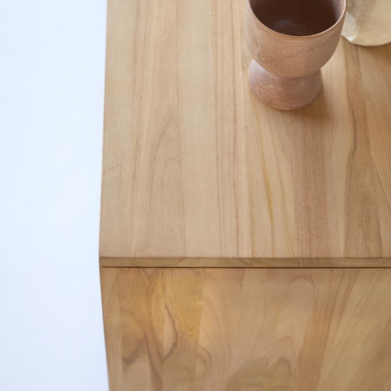 Anoa - TV Schrank aus massivem Teakholz 140 cm