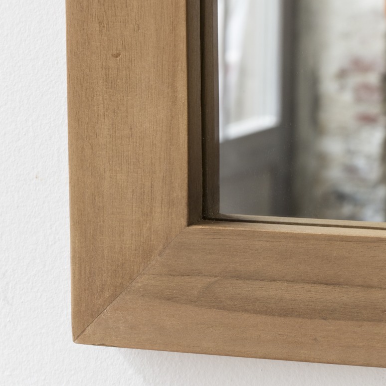 Milano - Specchio in massello di teak 140x70 cm
