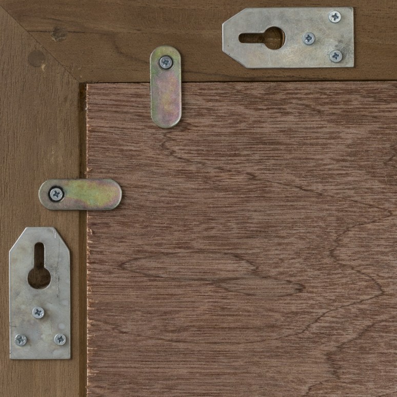Milano - Halspiegel van massief teak 140x70 cm