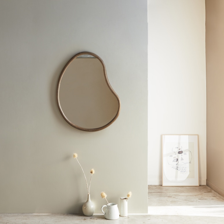 Dim - Hallway mirror in mindi 85x65 cm