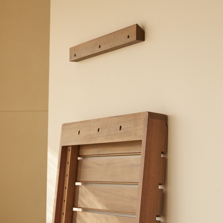 Arthur - Estantería modular de entrada de caoba maciza