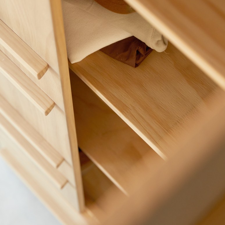 Qong - Armoire d'entrée en pin massif
