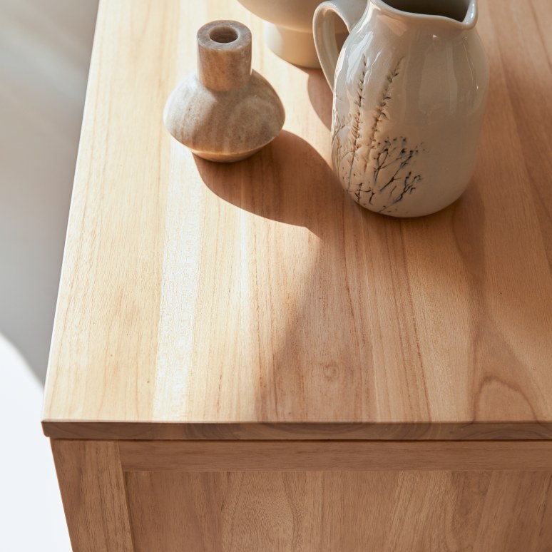 Coffee Tek - Buffet en teck massif 180 cm