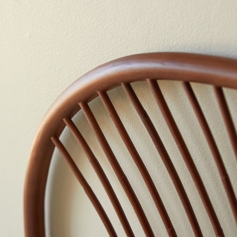 Colette - Kopfteil aus dunklem Rattan 160 cm