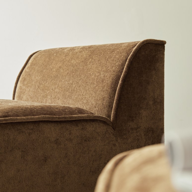 Quinto - Sillón modular de tejido camel