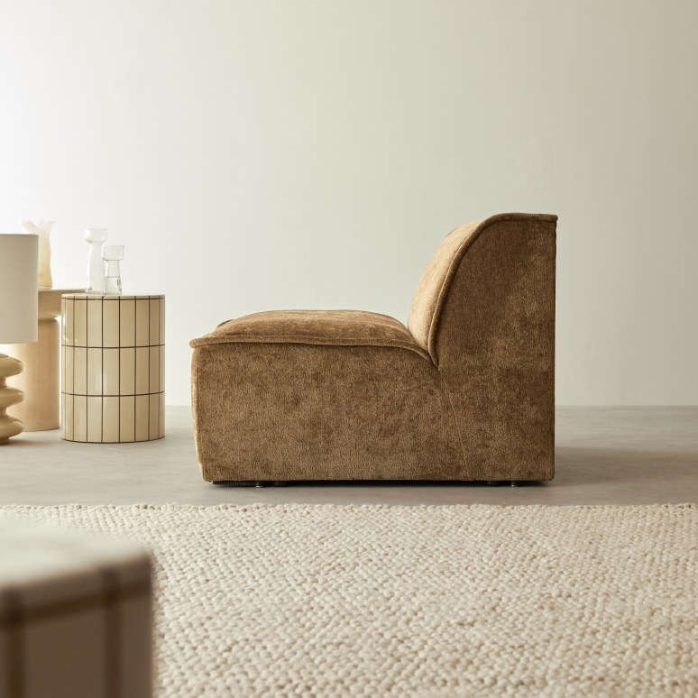Quinto - Sillón modular de tejido camel