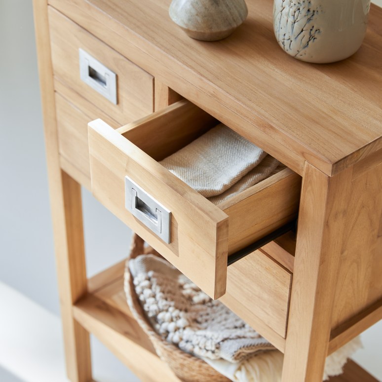 Coffee Tek - Consolle in teak massello