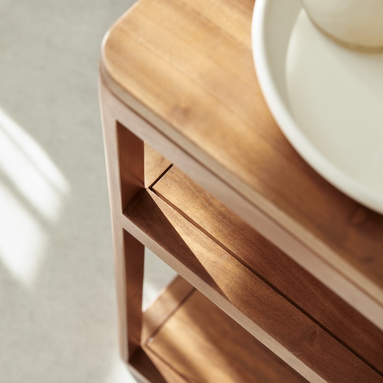 Romée - Sidetable van massief acaciahout