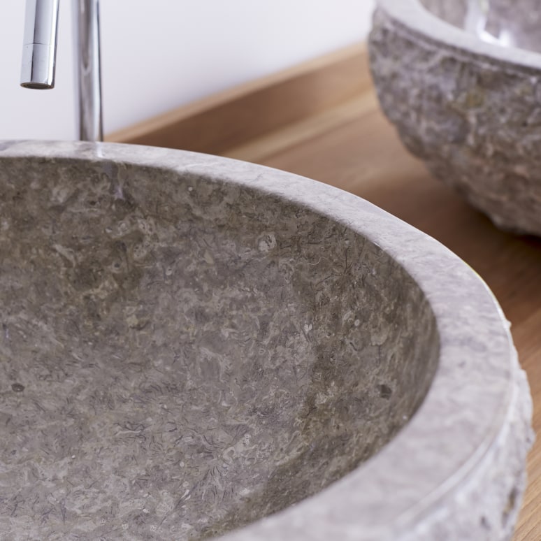 Scrula - Grey marble basin
