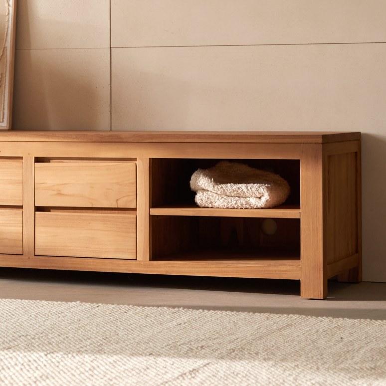 Patio - Solid Teak TV Stand