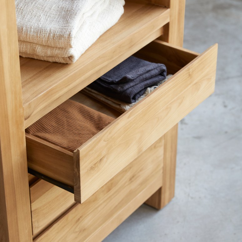 Eden - Solid teak bookcase