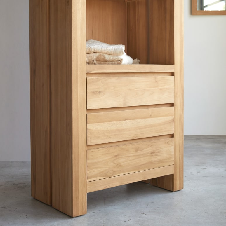 Eden - Solid teak bookcase