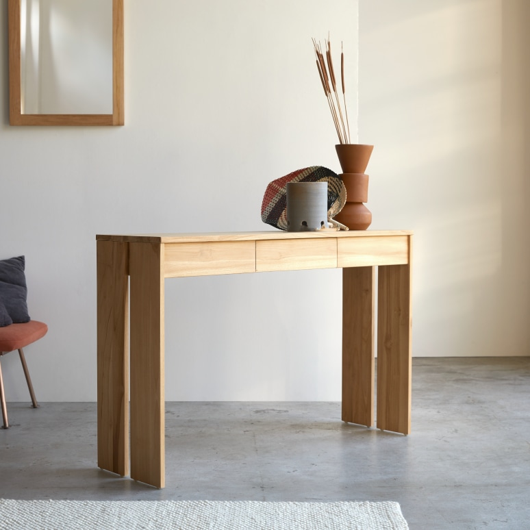 Eden - Solid teak console table