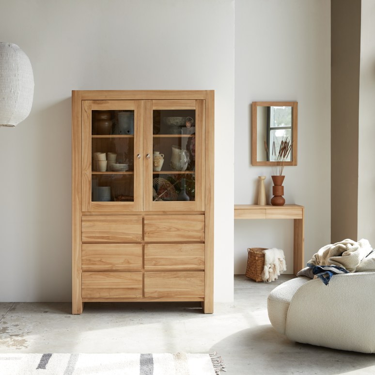 Eden - Solid teak Kitchen dresser