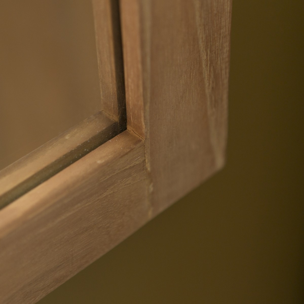 Bahya - Solid teak mirror 100x50 cm