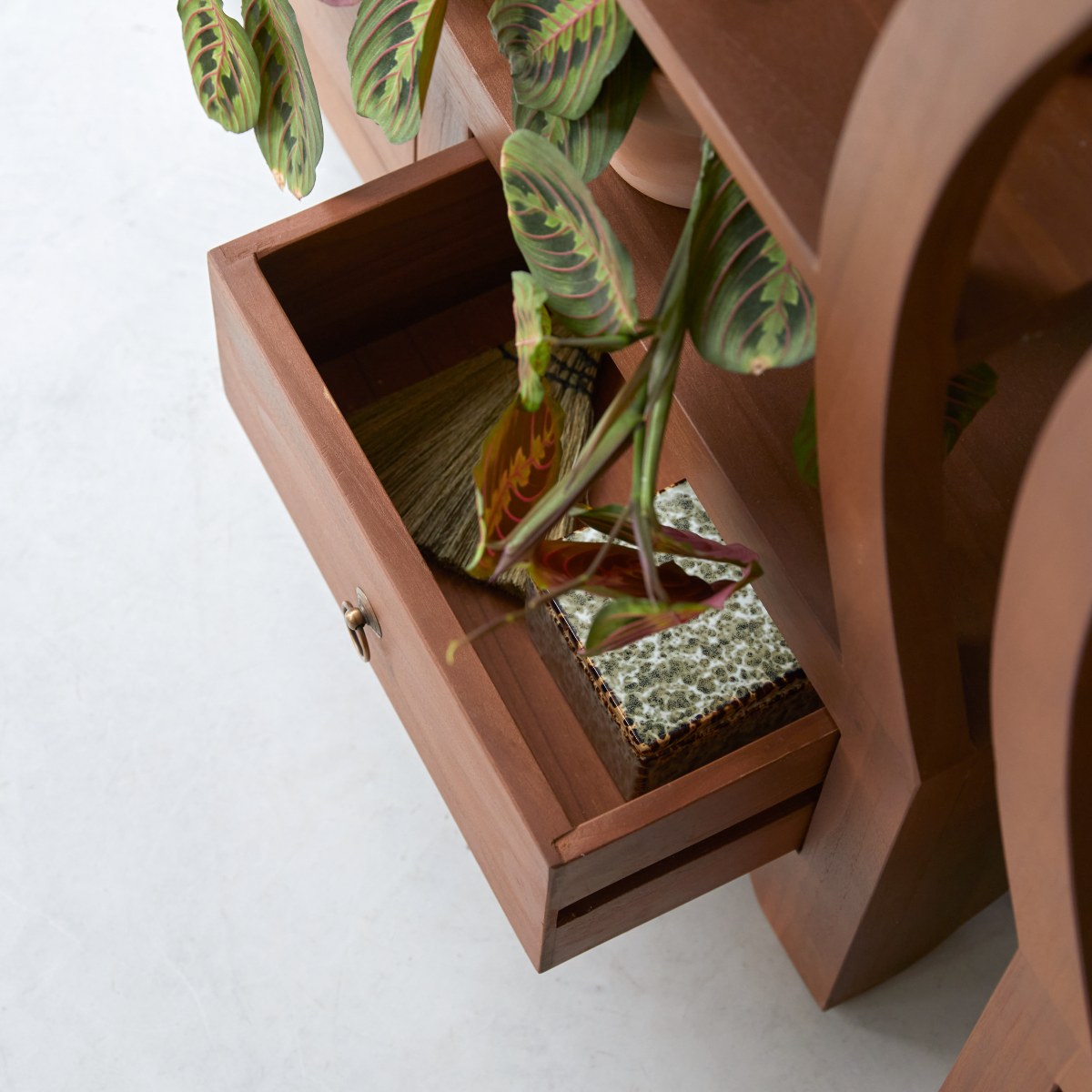 Ying Yang - Libreria in teak massello