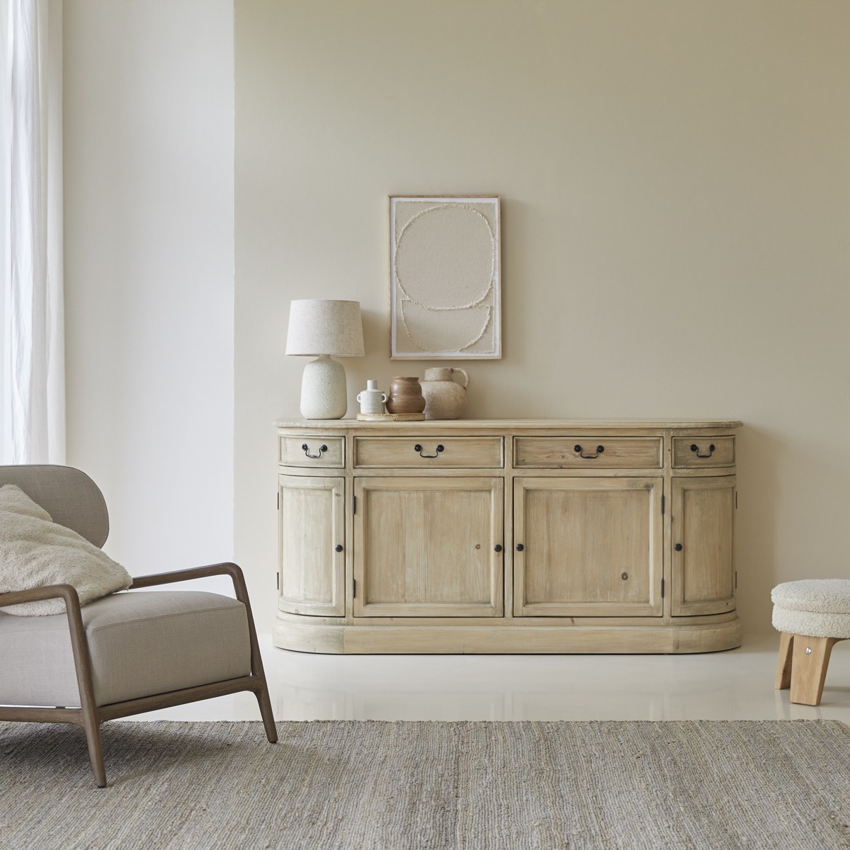 Buffet en bois de pin 180 Celeste FSC® - Tikamoon