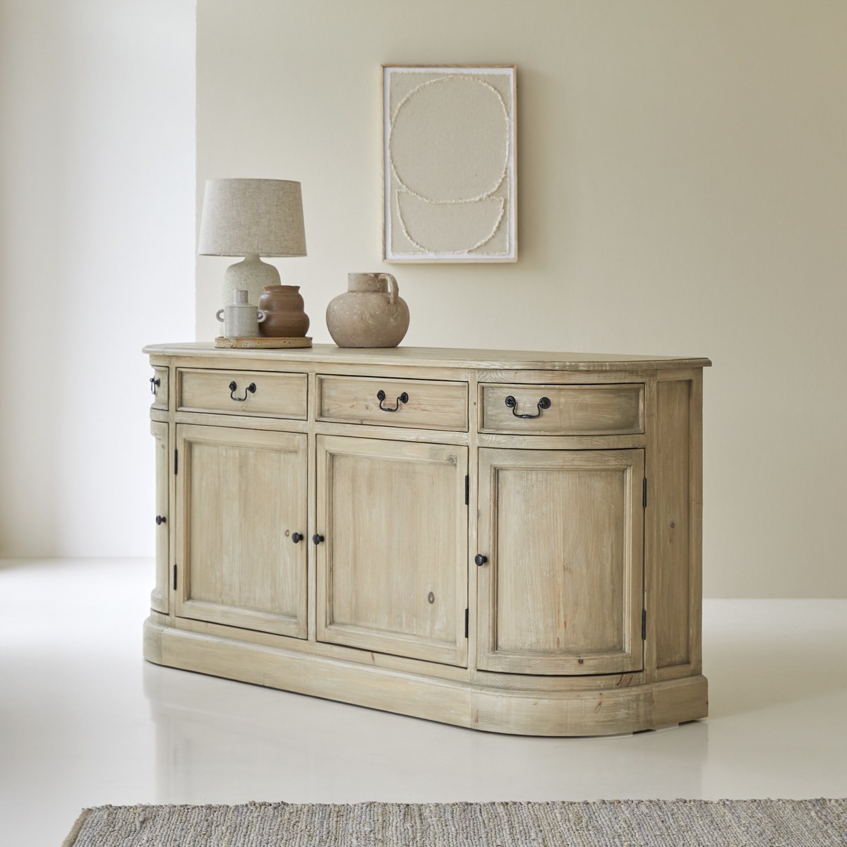 Celeste - Buffet en pin 180 cm